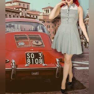 Smak Parlour Darling in Charge Shirt Dress. Size L. NWOT